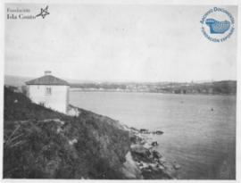 Paisaje de la ría de Ferrol desde el Astillero de San Felipe
