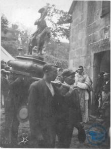 Procesión de un santo en San Felipe