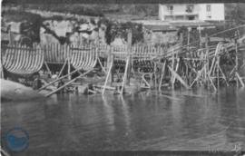 Construcción de barcos sobre el mar