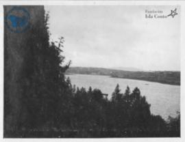 Paisaje de la ría de Ferrol desde el Astillero de San Felipe